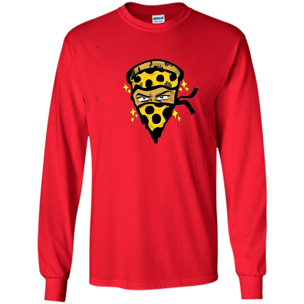 Pizza Warrior Funny Foodie Food Lover T-shirt Red
