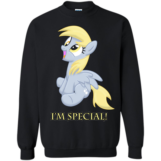 Cartoon Character T-shirt I'm special Black