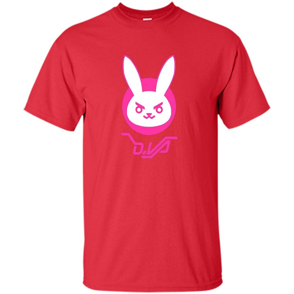 Overwatch D.VA Bunny Spray T-shirt Red