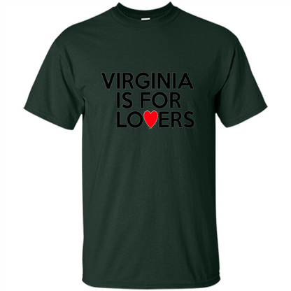 Virginia Is For The Lovers T-shirt Forest Green