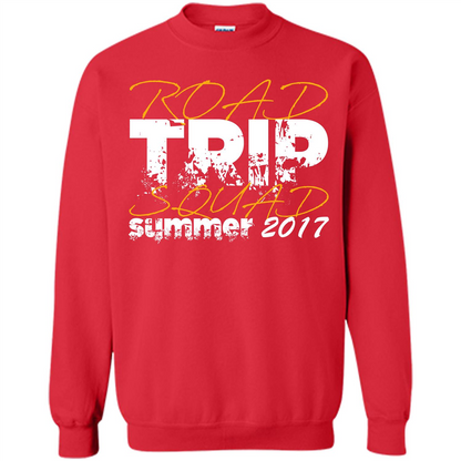 Summer T-shirt Road Trip Squad Summer 2017 Red