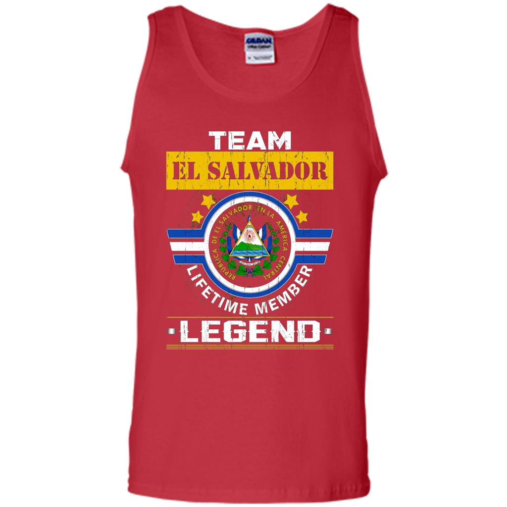 Team El Salvador Lifetime Member Legend T-shirt Red