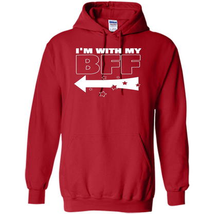 BFF Left T-shirt I'm With My BFF Red