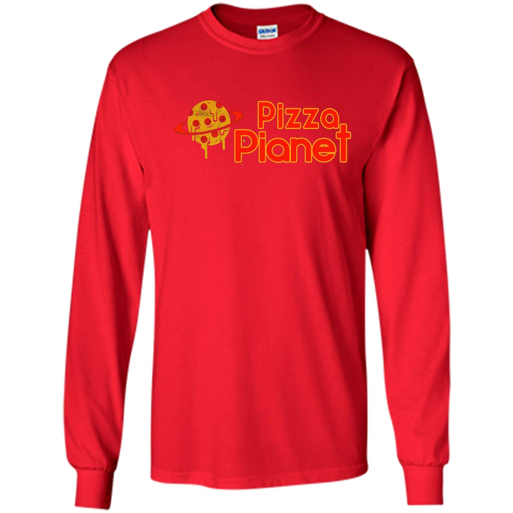 Pizza Lover T-shirt Pizza Pianet Red
