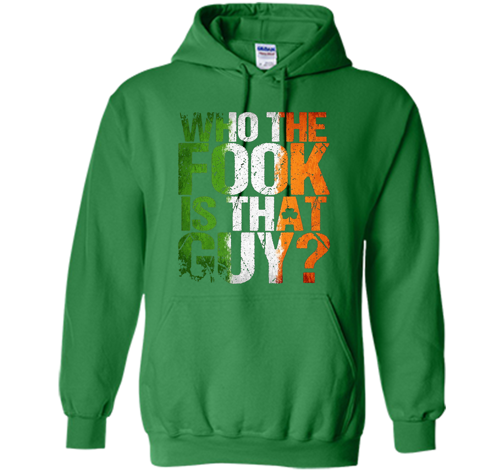 Boxing T-shirt Who The Fook Is That Guy Irish Green