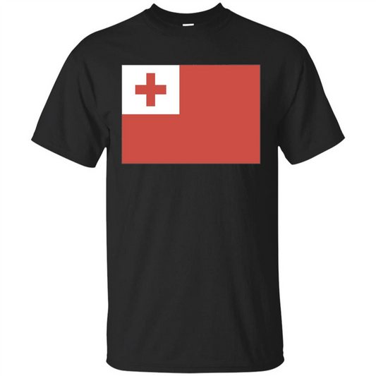 Tonga T-shirt Flag Of Tonga T-shirt Black