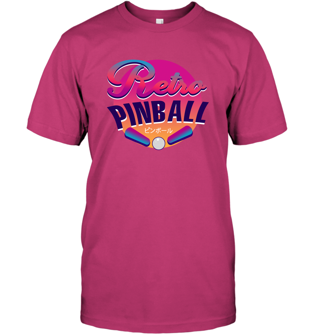 Retro Pinball Shirt T-Shirt T-Shirt Heliconia