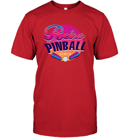 Retro Pinball Shirt T-Shirt T-Shirt Red