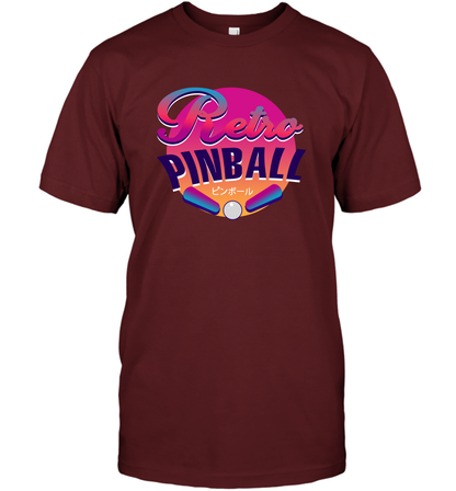 Retro Pinball Shirt T-Shirt T-Shirt Cardinal