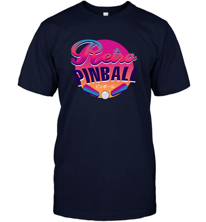 Retro Pinball Shirt T-Shirt T-Shirt Navy