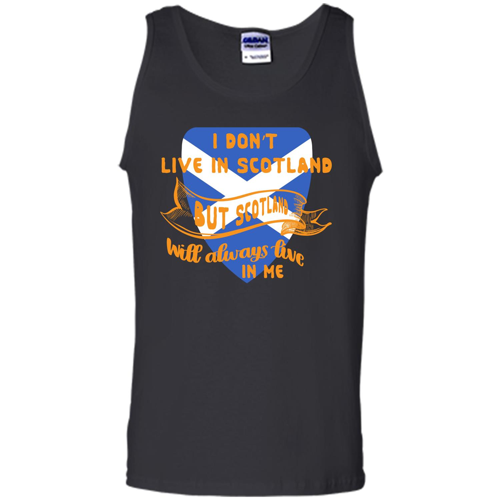Scotland T-shirt Will Always Live In Me Black