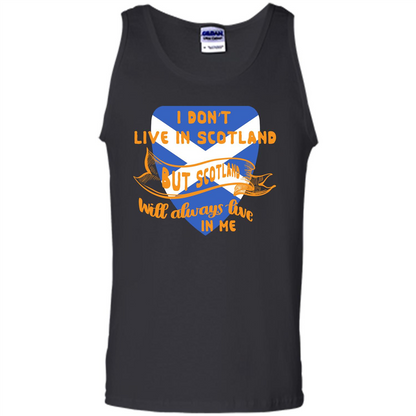 Scotland T-shirt Will Always Live In Me Black