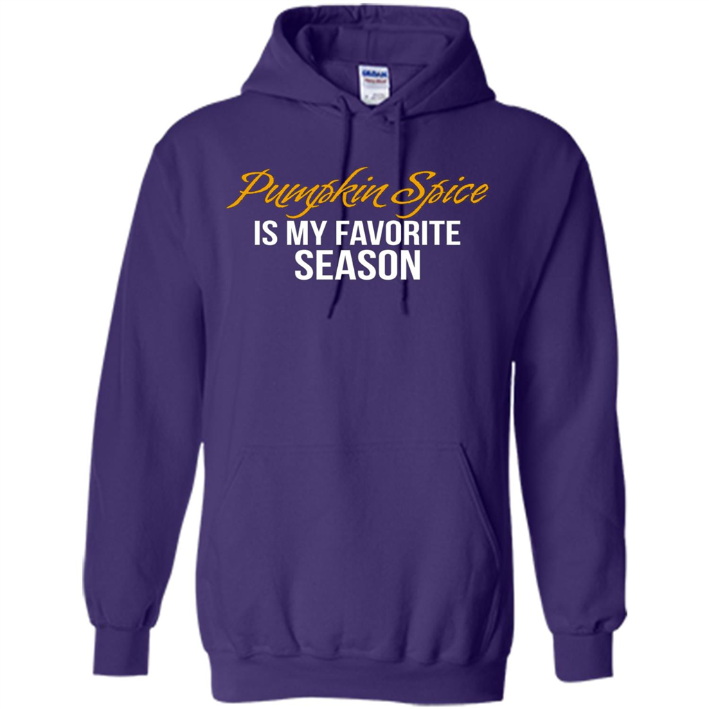 Pumpkin Spice T-Shirt, Pumpkin Spice Is My Favorite Season Purple