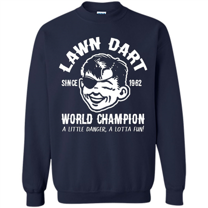 Lawn Dart Since 1962 World Champion Backyard Game T-shirt Navy