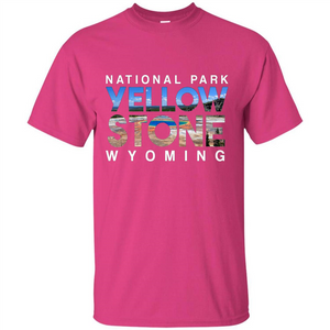 National Park Yellowstone Yellow Stone Photo Wyoming T-shirt