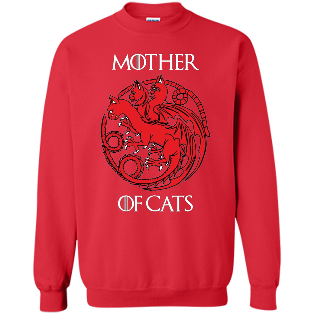 Cat Lovers T-shirt Mother of Cats Red