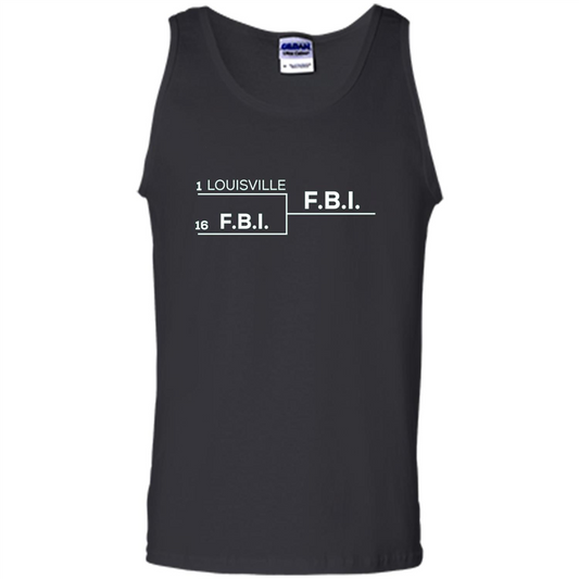 Louisville vs FBI Bracket T-shirt Black