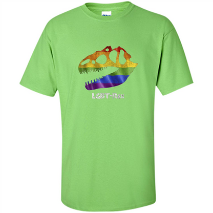 LGBTQ Pride T-shirt LGBT-Rex Lime