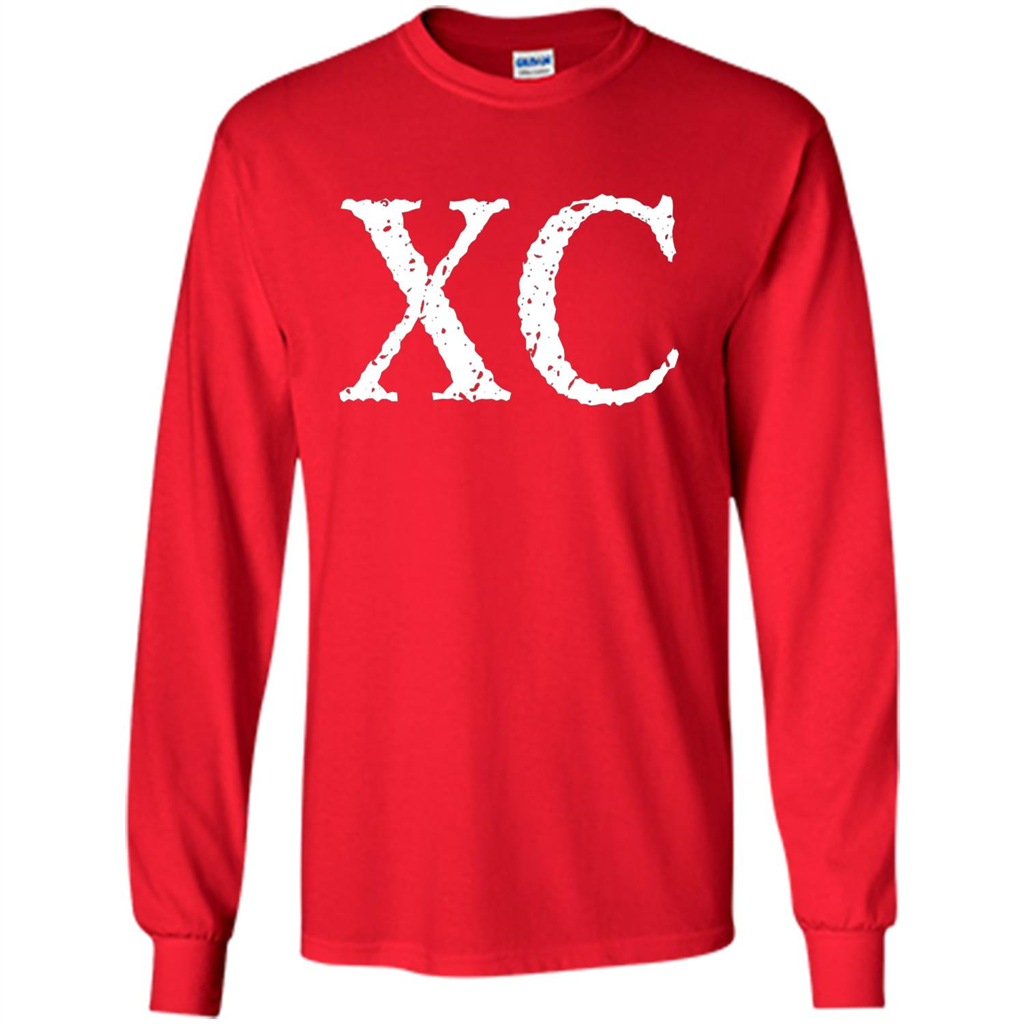 Roman Numeral 90 XC T-shirt Red