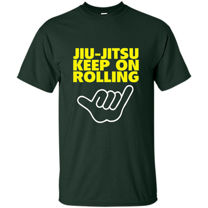 JIU JITSU KEEP ON ROLLING T-SHIRT Forest Green
