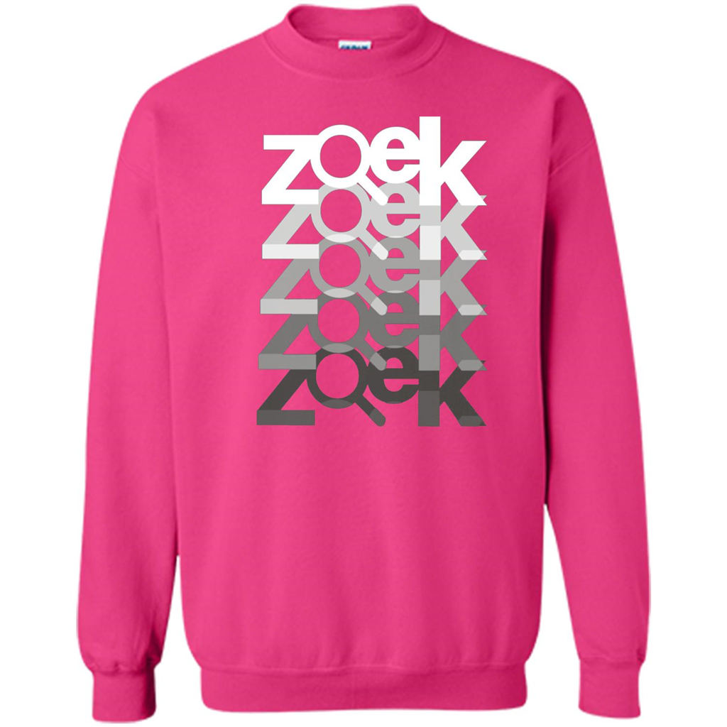 Zoek Zoek Zoek White Black T-shirt Heliconia