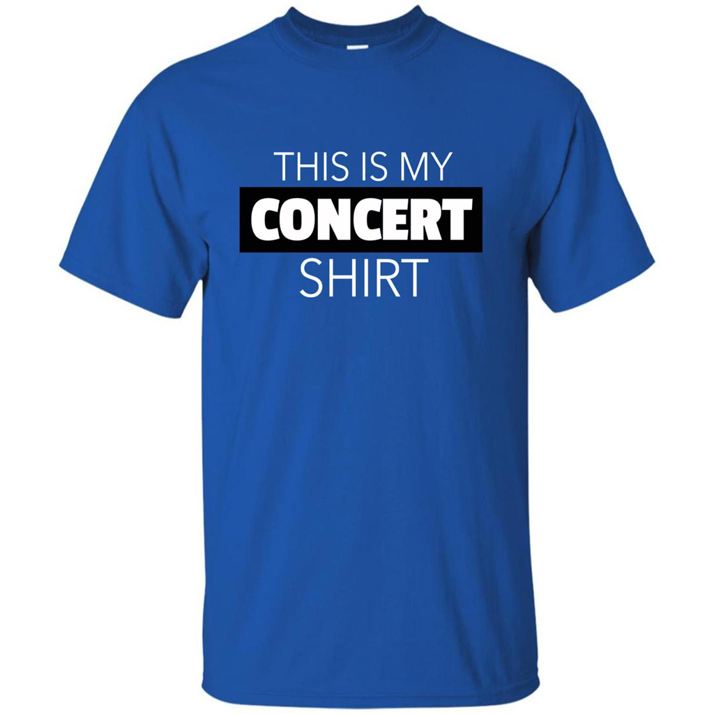 This is My Concert T-shirt Funny Music Festival T-shirt Royal