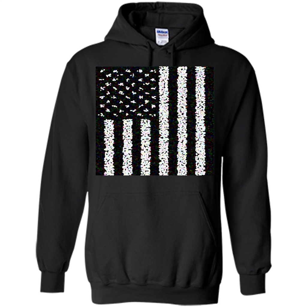 American Flag T-shirt Black
