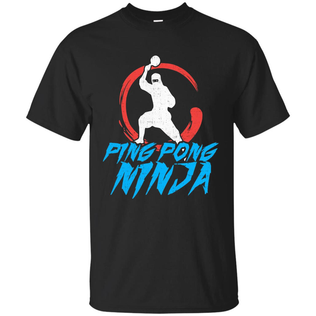 Ping Pong Ninja T-Shirt Black