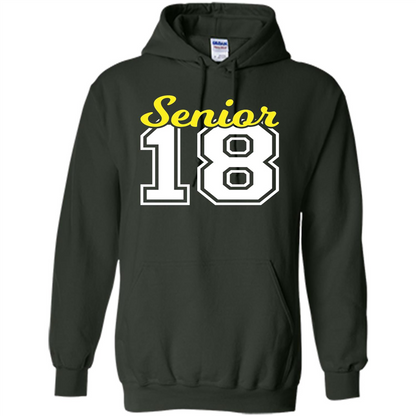 Senior Class of 2018 Jersey Style T-shirt Forest Green