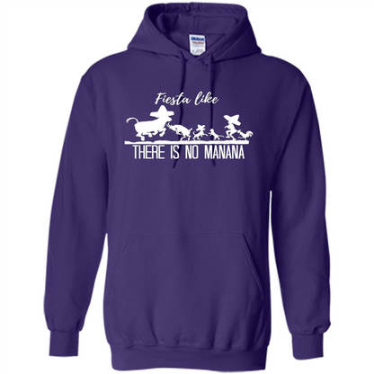 Fiesta Like There Is No Manana T-shirt Purple