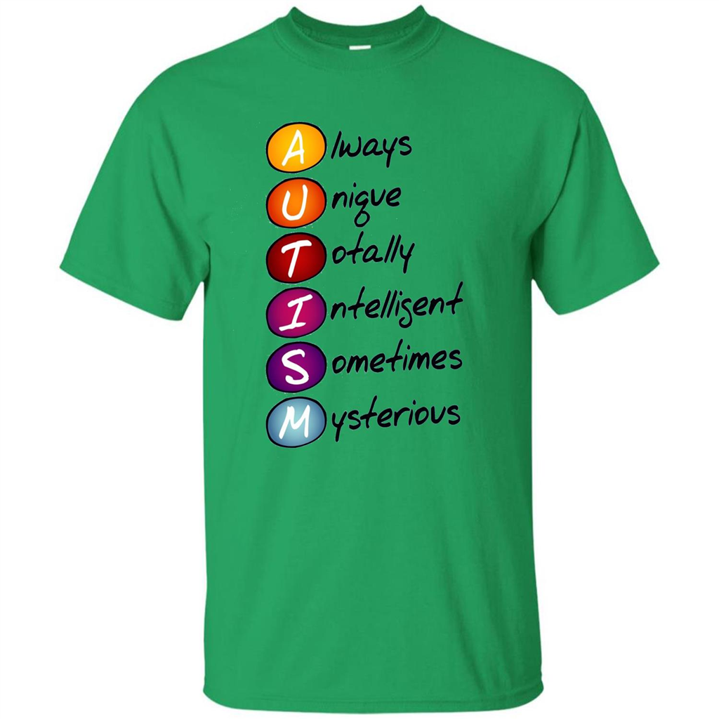 Autism Awareness Definition T-shirt Irish Green
