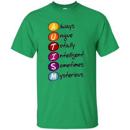 Autism Awareness Definition T-shirt Irish Green
