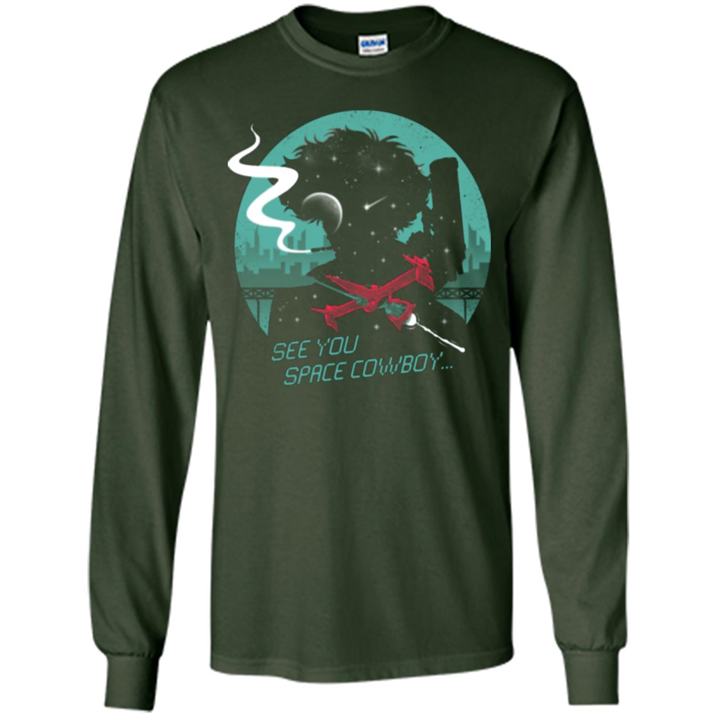 Space Cowboy T-shirt See You Space Cowboy Forest Green