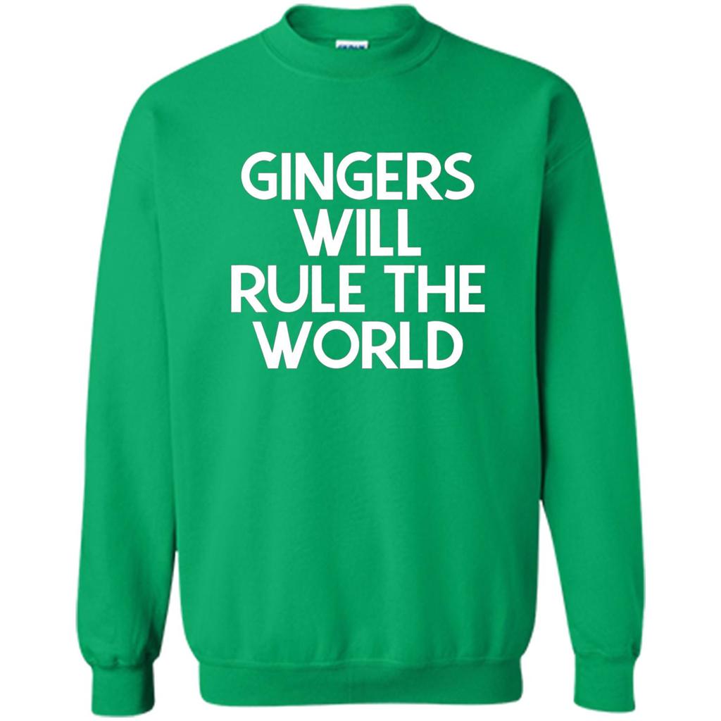 Gingers Will Rule The World T-shirt Irish Green