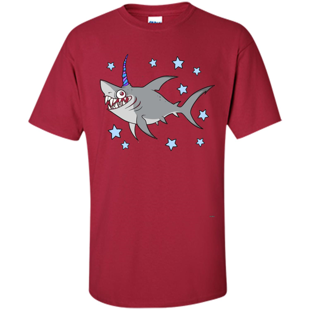 Unishark T-shirt Unicorn + Shark Cardinal