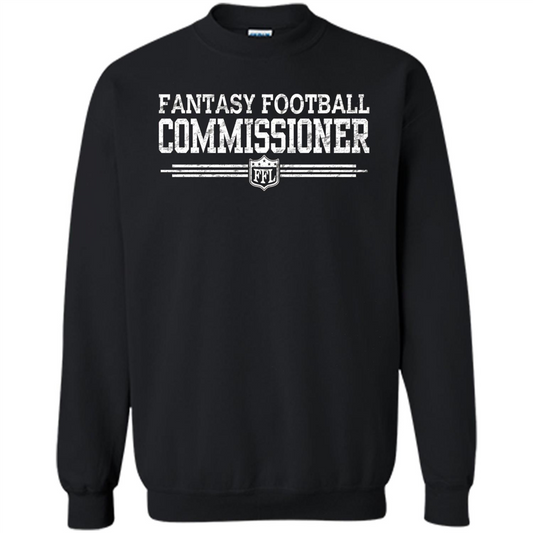 Vintage Fantasy Football Commissioner T-shirt Black