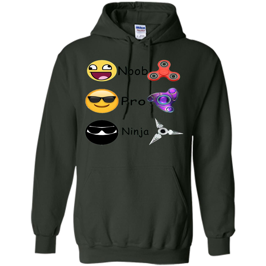 Fidget Spinner Emoji Classification Gamer Guide T-shirt Forest Green