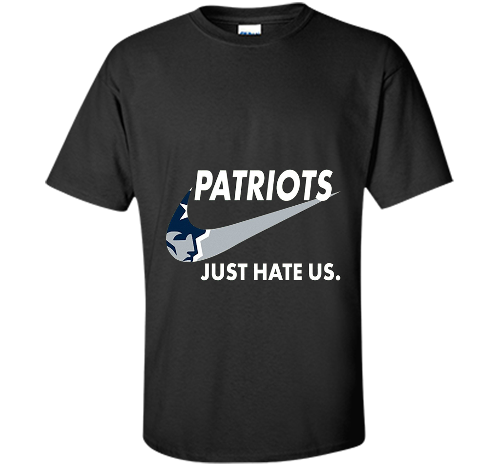 Patriots Just Hate Us T-shirt Football Royal