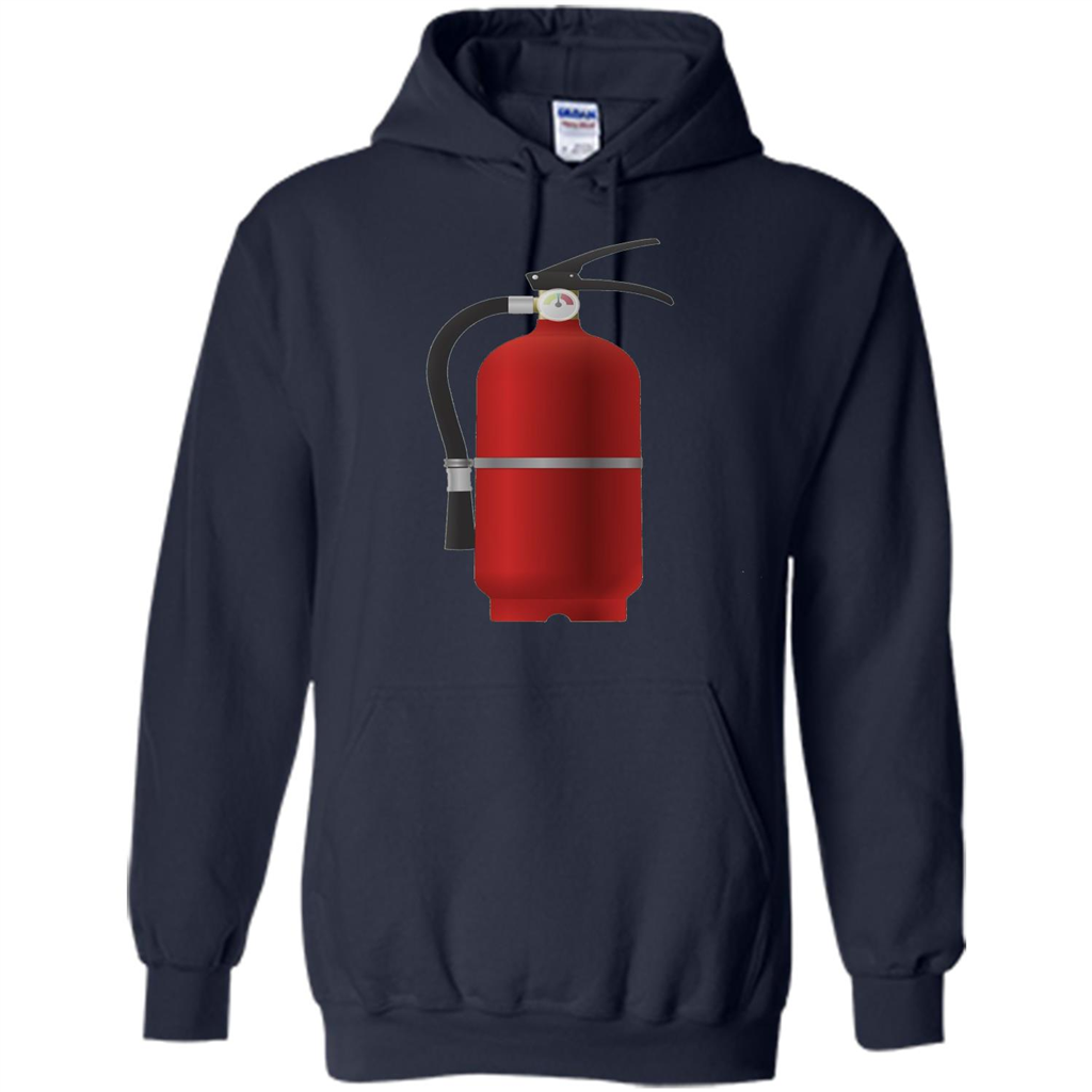 Fire Extinguisher T-shirt Emergency Fire Protection Navy