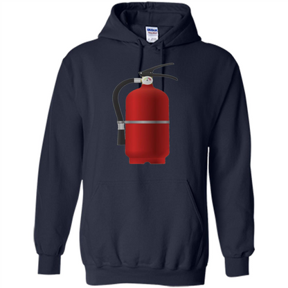Fire Extinguisher T-shirt Emergency Fire Protection Navy