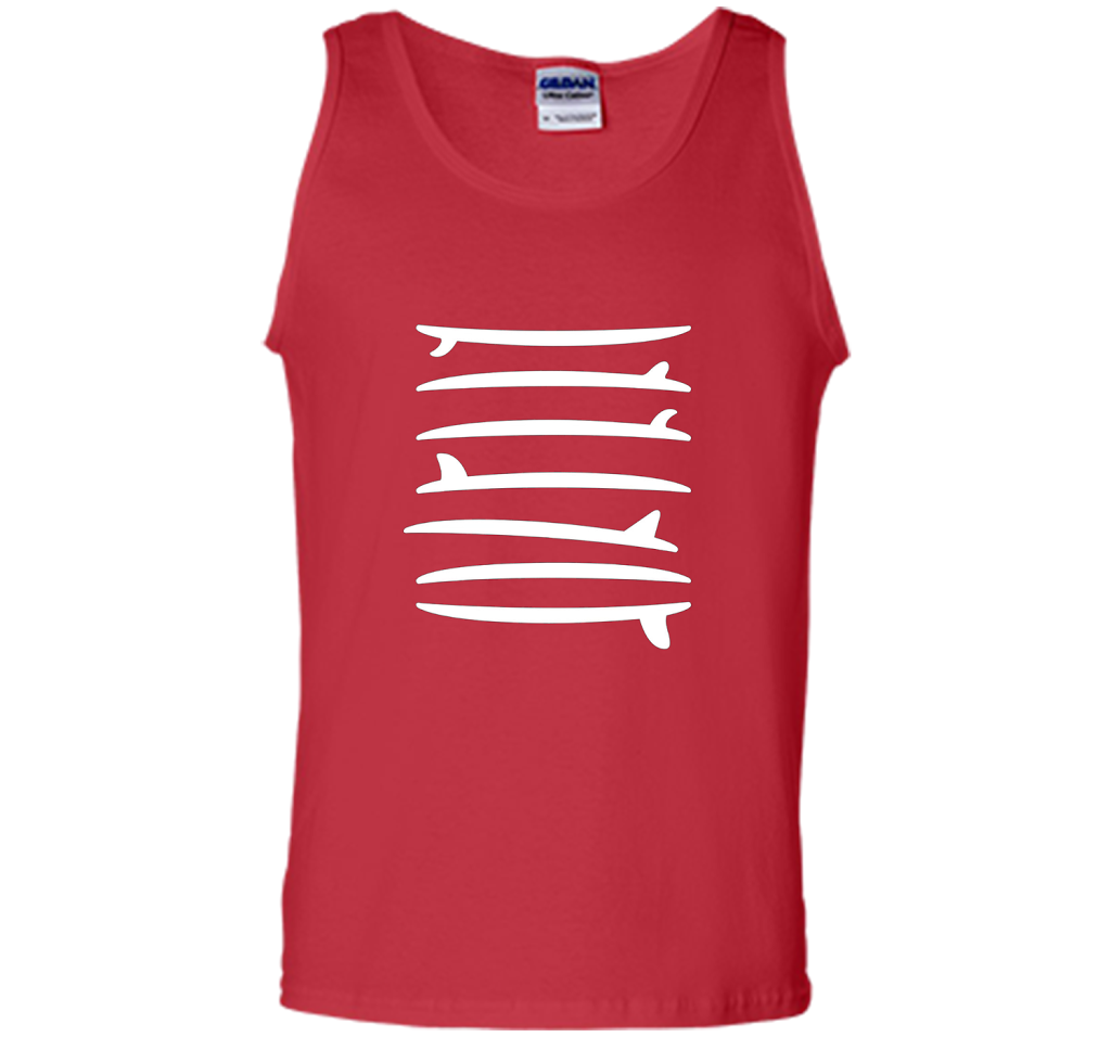The Longboard Single Fin Surfer T-shirt Red