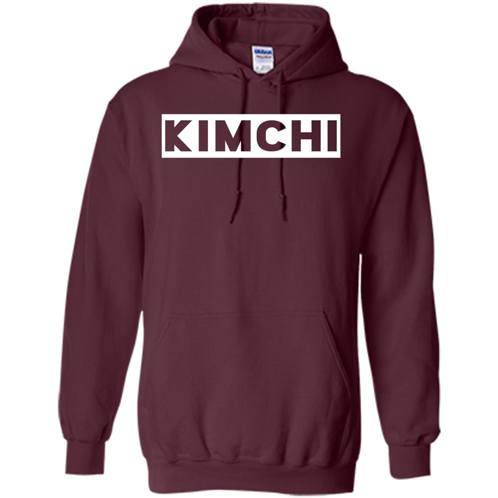 Kimchi T-shirt Korean Food Foodie T-shirt Maroon