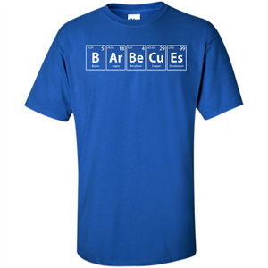 Barbecues (B-Ar-Be-Cu-Es) Funny Elements Spelling T-Shirt