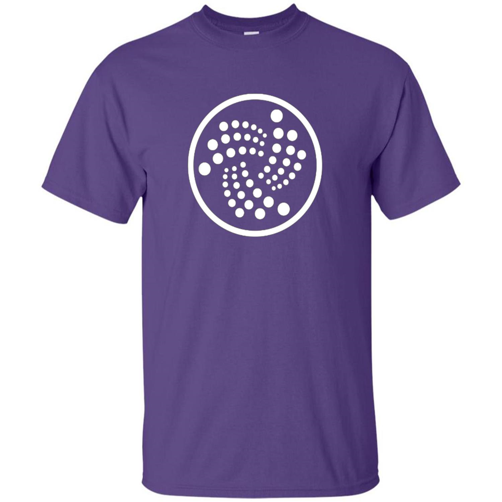 Iota T-Shirt - MIOTA Cryptocurrency Blockchain Token T-shirt Purple