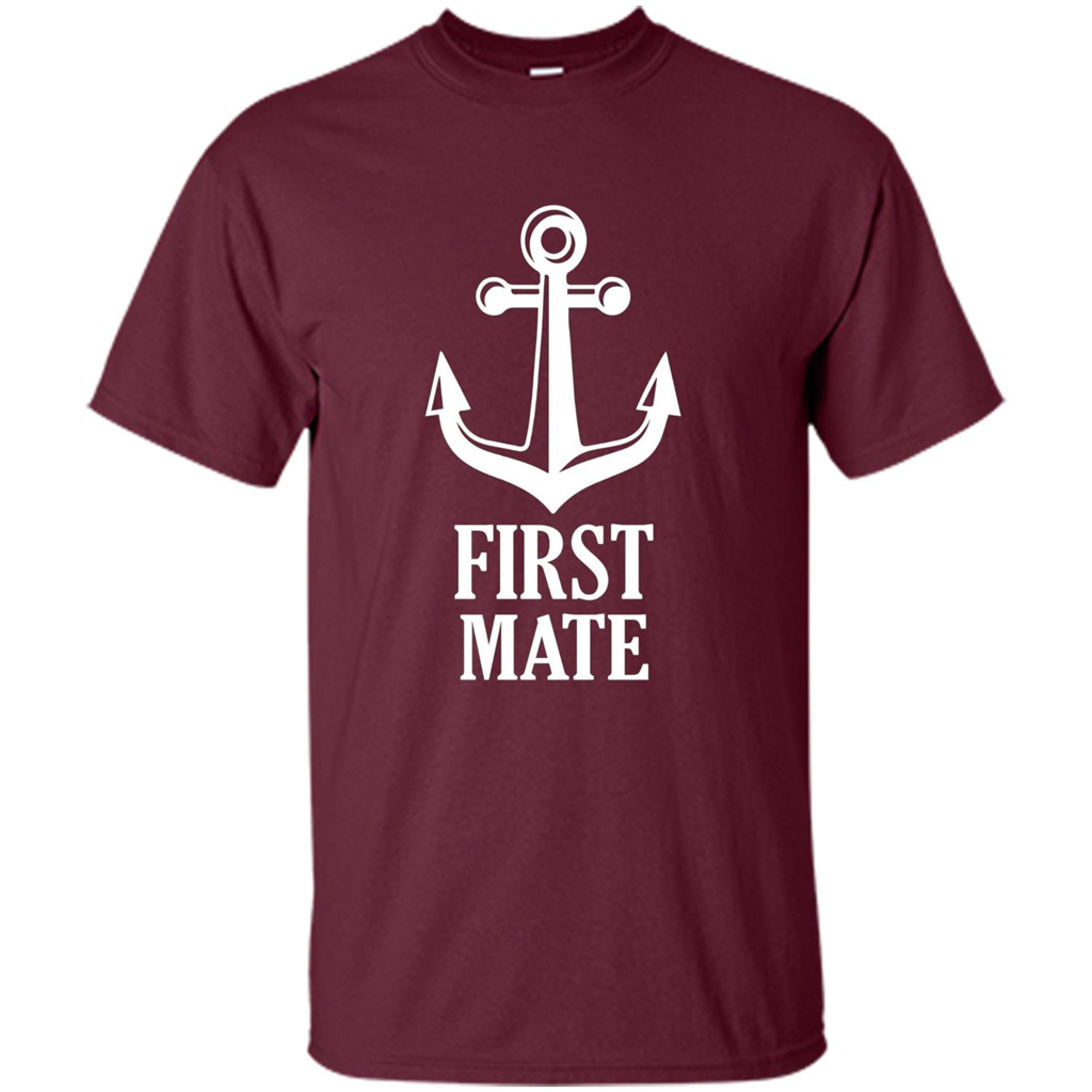 First Mate T-shirt Maroon