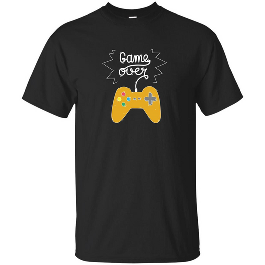 Gamer T-shirt Game Over Black