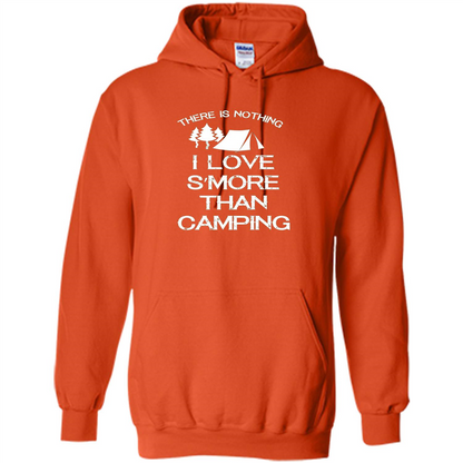 There is Nothing I Love S'more Than Camping T-shirt Orange