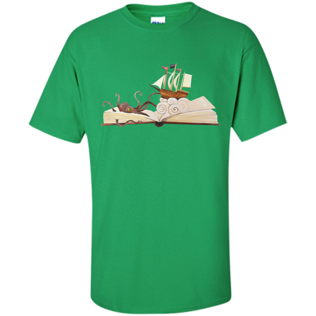 Book Reader T-shirt Love To Read Book Irish Green