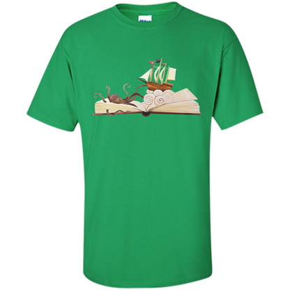 Book Reader T-shirt Love To Read Book Irish Green