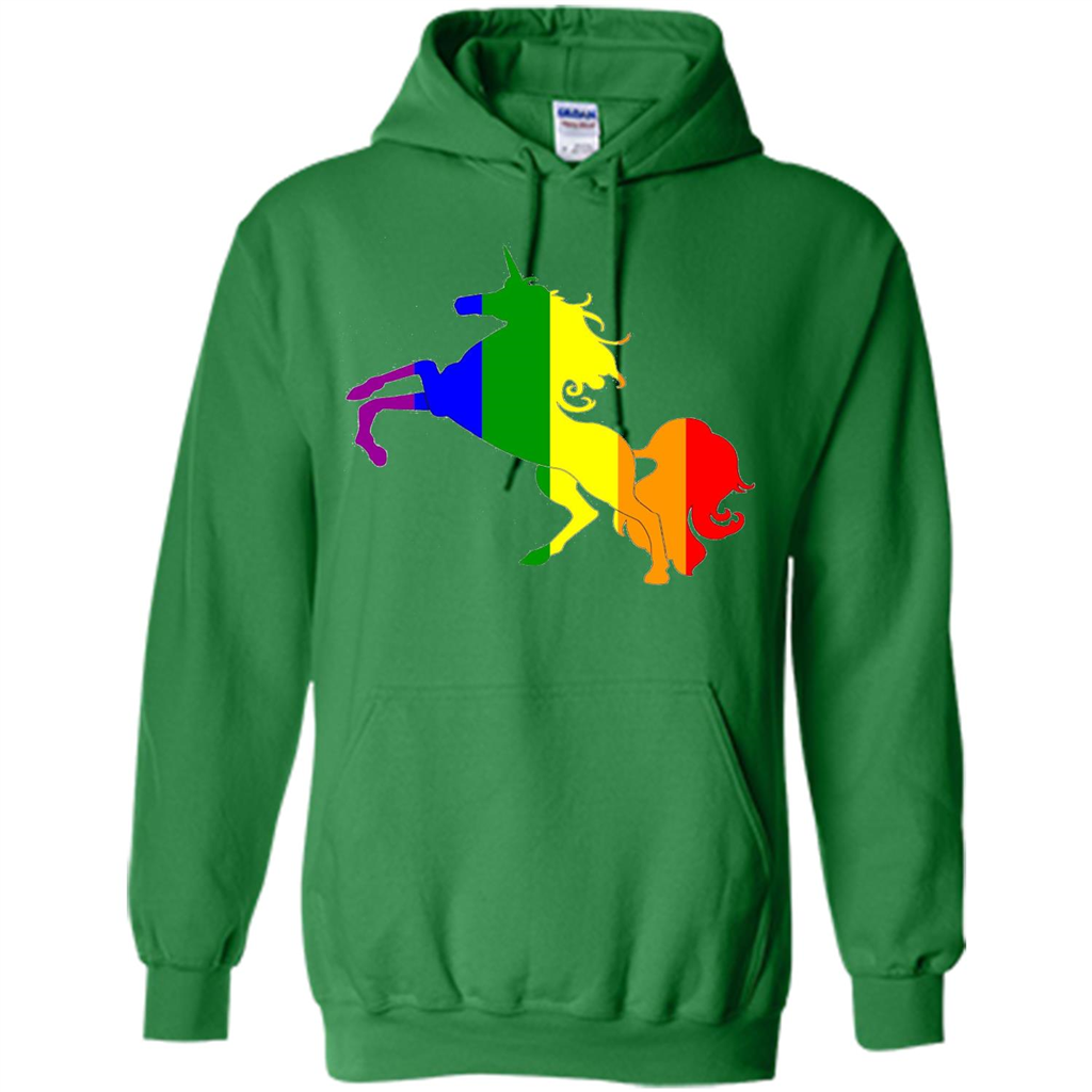 Pride Flag Unicorn Glitter Cute Beautiful LGBTQ T-shirt Irish Green